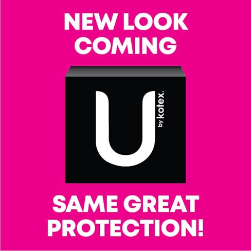 U by Kotex CleanWear Ultra Thin Feminine Pads with Wings, Regular Absorbency, 32 Count in Saudi Arabia