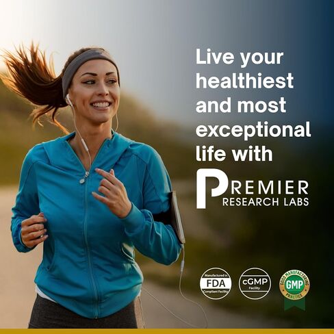 Premier Research Labs Amino HGH - Essential Amino Acids Formula - for Lean Muscle Support - with Arginine, Lysine, Ornithine, Alpha-Ketoglutarate - 105 Plant-Source Capsules in Saudi Arabia