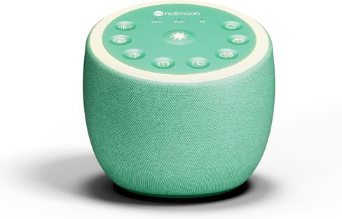 Hotmoon Sound Machine for Sleep, Cocoon 2, 40 Sounds, Dual-Speaker, Plug in | White Green Pink Brown Noise Machine for Sleeping Adults Office Privacy Baby Dogs, 4 Timers, 8 Night Light, Rain Noise Maker in Saudi Arabia