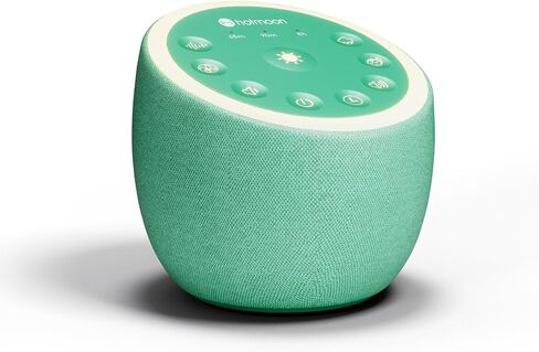 Hotmoon Sound Machine for Sleep, Cocoon 2, 40 Sounds, Dual-Speaker, Plug in | White Green Pink Brown Noise Machine for Sleeping Adults Office Privacy Baby Dogs, 4 Timers, 8 Night Light, Rain Noise Maker in Saudi Arabia