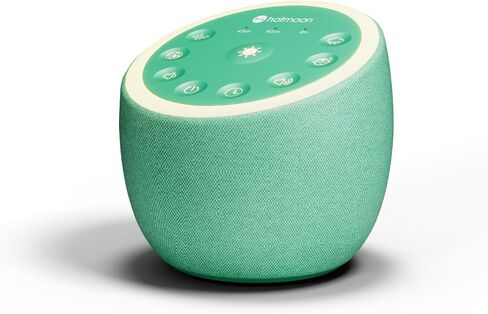 Hotmoon Sound Machine for Sleep, Cocoon 2, 40 Sounds, Dual-Speaker, Plug in | White Green Pink Brown Noise Machine for Sleeping Adults Office Privacy Baby Dogs, 4 Timers, 8 Night Light, Rain Noise Maker in Saudi Arabia