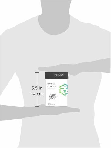 Brahmi Leaves Powder by Merlion Naturals | Bacopa monnieri | 100% Pure and Natural (8 OZ) in Kuwait