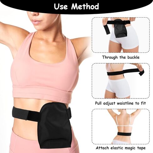 غطاء كيس فغر القولون مقاوم للماء وقابل للتعديل من براساكو، غطاء كيس فغر القولون، غطاء كيس محمول عالمي لمستلزمات فغر اللفائفي للنساء والرجال in Kuwait