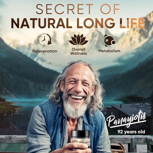 شيلاجيت راتنج شيلاجيت العضوي النقي في الهيمالايا، راتنج شيلاجيت عضوي طبيعي فعال مع 85+ من المعادن النزرة وحمض الفولفيك للطاقة ودعم المناعة in Kuwait