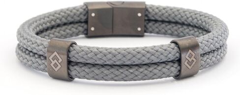 Zen Loop Duo Magnetic Field Therapy Wristband for Women & Men Featuring Patented ANSPO Technology (Black, X-Large) in Saudi Arabia