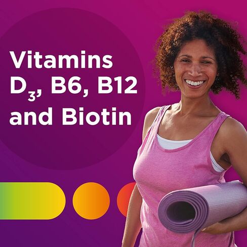 علكات الفيتامينات المتعددة للنساء من سنتروم، نكهات الفاكهة الاستوائية المصنوعة من النكهات الطبيعية، عدد 100، كمية تكفي 50 يومًا in Kuwait