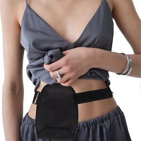 Ostomy Bag Cover with Adjustable Fixation Band, Breathable Ileostomy Supplies, Ostomy Pouch Stretchy Colostomy Bag Cover for Colonoscopy Ileostomy Stoma Care Supplies (Blue Breathable) in Kuwait