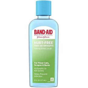 Band-Aid Hurt Free Antiseptic Wash, Assorted, 6 Fl Oz in Kuwait