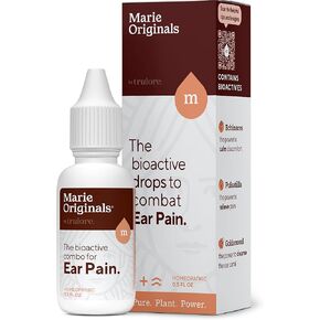 Natural Earache Drops for Ear Infection Prevention, Pain Relief, Swimmer's Ear - Ear Drops for Adults, Children - Made in USA | Marie Originals (0.5 Fl Oz (Pack of 1)) in Saudi Arabia