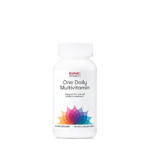 GNC Women's One Daily Multivitamin | Supports Immune and Brain Function Plus Hair, Skin and Nail Health | Antioxidant Blend with Collagen | Daily Supplement | 60 Caplets in Saudi Arabia