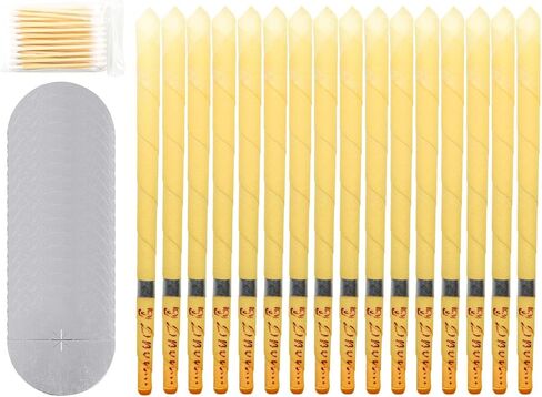 Beeswax Ear Candles Wax Removal，16Pcs Ear Wax Removal, Earwax Remover Ear Cleaning Tool,Wax Remova in Kuwait