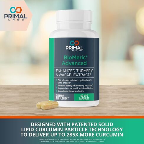 BioMeric Advanced - مع مستخلصات الكركم والكركم والوسابي - 60 كبسولة in Kuwait