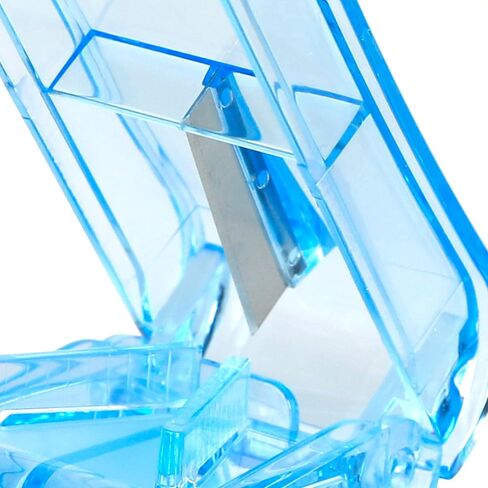 Pill Cutter for Small Pills, Blue Tablet Splitter with Blade Guard, Safety Medicine Slicer, Medication Vitamin Divider Cutting Drugs Cleanly in Saudi Arabia