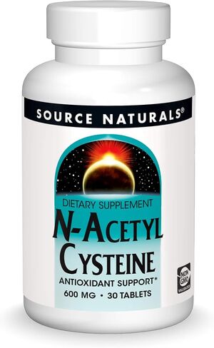 Source Naturals N-Acetyl Cysteine Antioxidant Support 1000 mg Dietary Supplement That Supports Respiratory Health* - 30 Tablets in Saudi Arabia