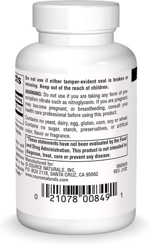 Source Naturals N-Acetyl Cysteine Antioxidant Support 1000 mg Dietary Supplement That Supports Respiratory Health* - 30 Tablets in Saudi Arabia