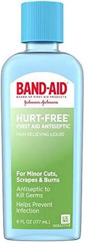 Band-Aid Hurt Free Antiseptic Wash, Assorted, 6 Fl Oz in Saudi Arabia
