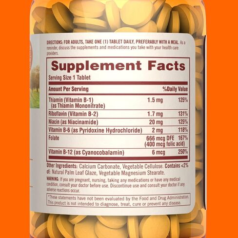 صن داون ناتشورالز مركب فيتامين بي 100% ار دي في، 100 قرص (عبوة من 3) (قد تختلف التعبئة) in Kuwait