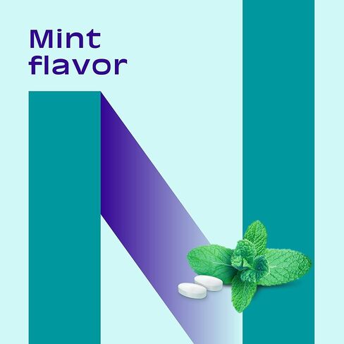 Nicorette 2 mg Mini Nicotine Lozenges to Help Quit Smoking with Behavioral Support Program - Mint Flavored Stop Smoking Aid, 81 Count in Kuwait