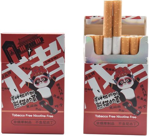 DTGDI سجائر الشاي والعسل والورد العشبية، خالية من التبغ والنيكوتين - عبوتين 40 دخانًا in Kuwait