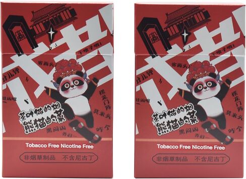 DTGDI سجائر الشاي والعسل والورد العشبية، خالية من التبغ والنيكوتين - عبوتين 40 دخانًا in Kuwait