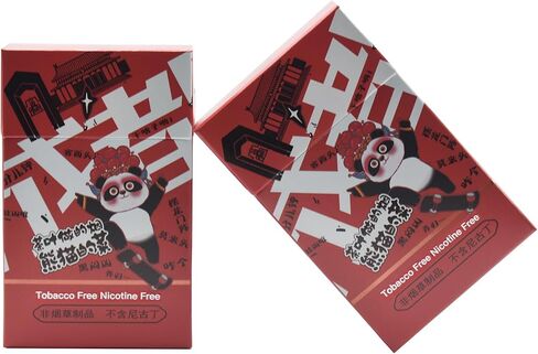 DTGDI سجائر الشاي والعسل والورد العشبية، خالية من التبغ والنيكوتين - عبوتين 40 دخانًا in Kuwait