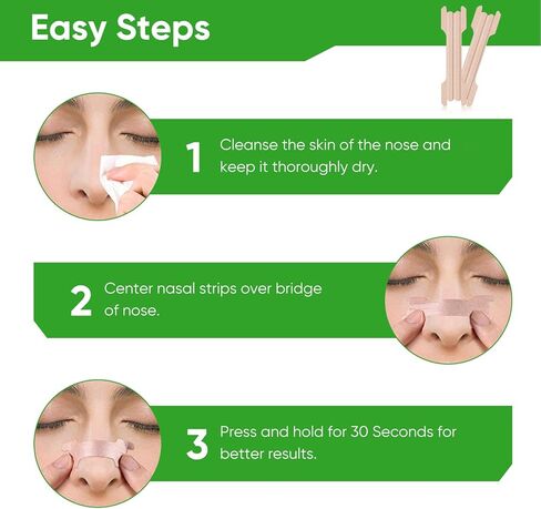 Nasal Strips,Extra Strength Nasal Strips for snoring, 100 Count | Effective Anti-Snoring to Enhance or Improve Nasal Breathing,Comfortable Snoring Solution & Nasal Congestion Relief Caused by Colds in Kuwait