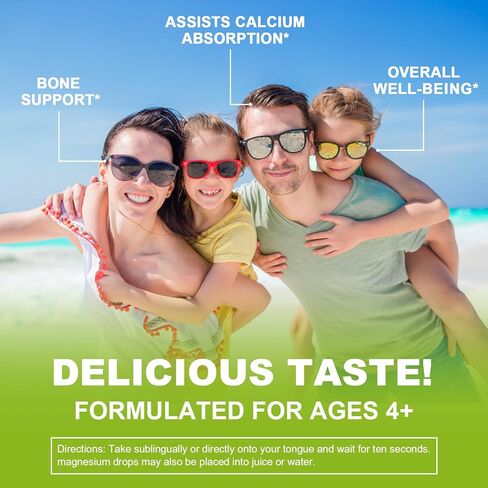 Calcium Magnesium Zinc with Magnesium Glycinate 500mg Plus Vitamin C D3 K2 | 2 Month Supply | Calcium Supplement | Bone Support | Calcium with Vitamin D3 K2 Liquid Drop | Gluten Free | (2 Pack) in Kuwait