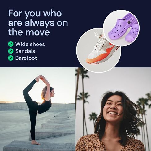 YOGAMEDIC® Toe Spacers Toe Separators for Overlapping Toes 4 Pcs- Improved Silicone Bunion - 0% BPA, One-size for Women & Men in Kuwait