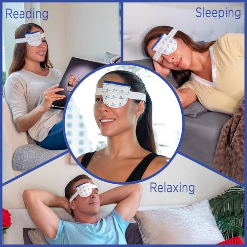 قناع تسخين مضغوط أحادي العين وسادة قابلة للاستخدام في الميكروويف للعلاج المهدئ فائق الامتصاص وقابل للغسل وإعادة الاستخدام للعيون الجافة والعيون الوردية والانتفاخ in Kuwait