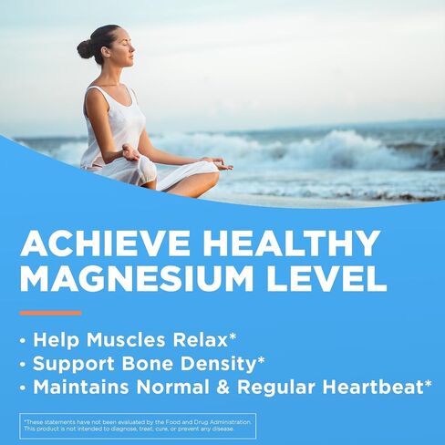 SELFevolve Magnesium Glycinate 480mg - High Absorption Magnesium Supplement Support Stress Relief, Sleep, Heart Health, Nerves, Muscles, and Metabolism, 120 Veggie Capsules, 1 Month Supply in Saudi Arabia