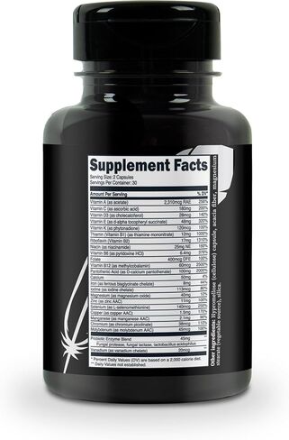 NativeFirst Multivitamin Complex Capsules: Inspired by Native American Wisdom | (60 Capsules / 22 Vitamins & Minerals + Probiotics) - Non-GMO, Gluten Free Vitamin & Mineral Supplement in Saudi Arabia