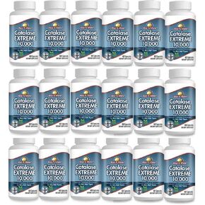 مكمل Rise-N-Shine Catalase Extreme 10,000 مع البلميط المنشاري والبيوتين وFo-Ti وPABA - مكملات الشعر للشعر القوي - 60 كبسولة (كمية تكفي لمدة 30 يومًا) in Kuwait