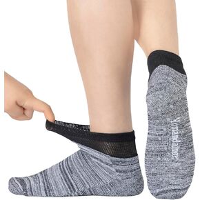 5 أزواج من جوارب Yomandamor للرجال غير قابلة للانزلاق لمرضى السكري، جوارب مبطنة منخفضة القطع مع مقدمة غير ملحومة in Kuwait