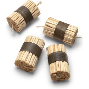 كينجز كاونتي تولز مجموعة اشعال النار، عبوة من 20 قطعة | حزم عصي خشبية مشبعة بالشمع بطول 3 انش | رائعة للشواء ونار التخييم in Kuwait