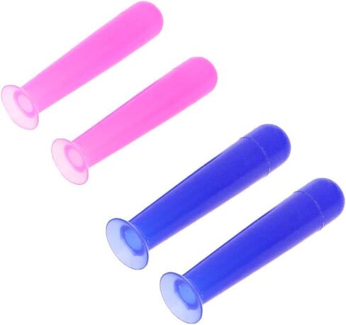 JCKWMFKE 2 قطعة/الوحدة الأزرق مفيد سيليكون العدسات اللاصقة أكواب شفط صغيرة عصا RGP الواضع مزيل العدسات اللاصقة حالات in Kuwait
