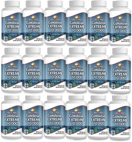 Rise-N-Shine Catalase Extreme Supplement 10,000 with Saw Palmetto, Biotin, Fo-Ti, PABA - Hair Supplements for Strong Hair - 60 Capsules (30-Day Supply) in Saudi Arabia