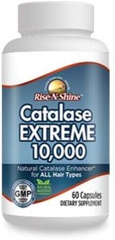 Rise-N-Shine Catalase Extreme Supplement 10,000 with Saw Palmetto, Biotin, Fo-Ti, PABA - Hair Supplements for Strong Hair - 60 Capsules (30-Day Supply) in Saudi Arabia