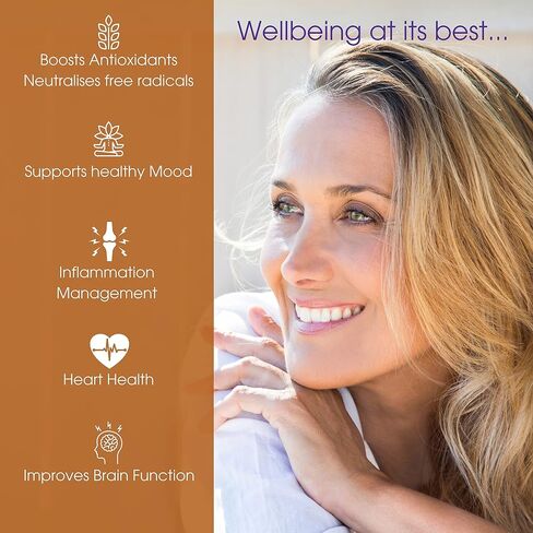 Organic Turmeric Curcumin with Black Pepper & BCM-95 - for Inflammatory Joint Support, Brain & Immune Health - 60 Vegan Turmeric Capsules, 1000mg - Herbal Curcumin Supplements in Kuwait