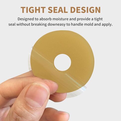 10Pcs Ostomy Barrier Rings, Moldable Ostomy Rings, Hydrocolloid Skin Extender Rings for Colostomy Bags,Sting-Free Ostomy Supplies in Saudi Arabia