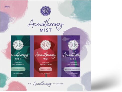 مجموعة رذاذ الروائح العلاجية | معطر جو بالزيوت العطرية الطبيعية، رذاذ الوسادة، رذاذ الغرفة | اللافندر الساحر، الأزهار الغريبة، وردة الأرض in Kuwait