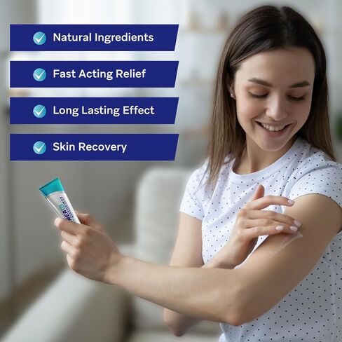 علاج التينيا المبرقشة، كريم قدم الرياضيين المضاد للفطريات، كريم مضاد للفطريات بقوة إضافية لفطريات الجلد، كريم السعفة للبشر، 2 أونصة سائلة in Kuwait