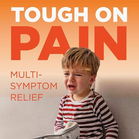 قطرات مركزة من Amazon Basic Care للرضع، معلق إيبوبروفين عن طريق الفم 50 مجم لكل 1.25 مل، مسكن للألم/مخفض للحمى، توت، خالي من الصبغة، لعلاج التهاب الحلق وتخفيف الصداع والمزيد، 1 أونصة سائلة in Kuwait