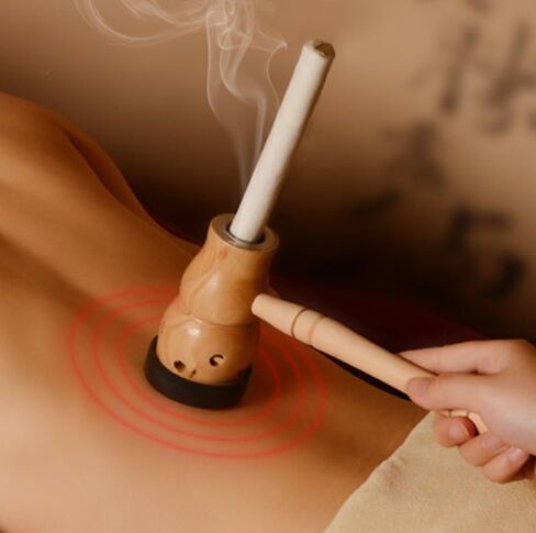 Moxa Stick for Moxibustion, Golden Moxa Roll Strip Wild Wormwood Moxa Bar for Moxibustion Health Care Heat Treatment-10pics in Kuwait