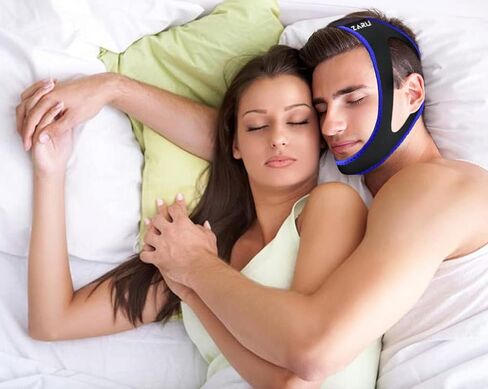 Premium Anti Snore Chin Strap by ZARU [New Version] - Advanced Snoring Solution Scientifically Designed to Stop Snoring Naturally and Give You a Good Night's Sleep in Kuwait