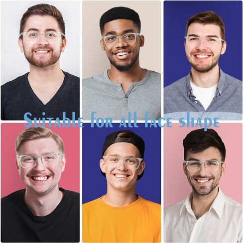 نظارات Yekepal لحجب الضوء الأزرق، 2 حزمة من نظارات الضوء الأزرق للرجال، نظارات الضوء الأزرق للنساء نظارات Bluelight لإجهاد العين in Saudi Arabia