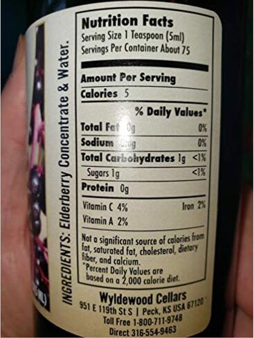 Wyldewood Cellars Elderberry Concentrate, 6 Fluid Ounce in Kuwait