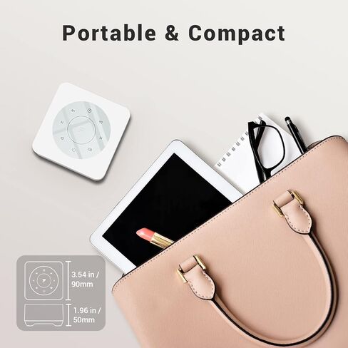 جهاز ضوضاء أبيض من فيتنيف مع زر مخصص، 20 صوتًا طبيعيًا مهدئًا و32 مستوى للتحكم في مستوى الصوت، ميزة المؤقت والذاكرة، توصيل، جهاز صوت للأطفال البالغين، المنزل والمكتب in Kuwait