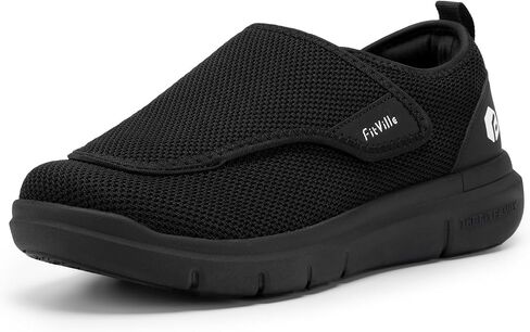FitVille Diabetic Shoes for Women Extra Wide Width Walking Shoes Slip-On Orthopedic Shoes for Swollen Feet Foot Pain Relief - EasyTop Wings V2 in Saudi Arabia