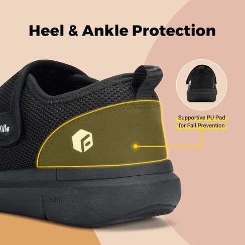 FitVille Diabetic Shoes for Women Extra Wide Width Walking Shoes Slip-On Orthopedic Shoes for Swollen Feet Foot Pain Relief - EasyTop Wings V2 in Saudi Arabia