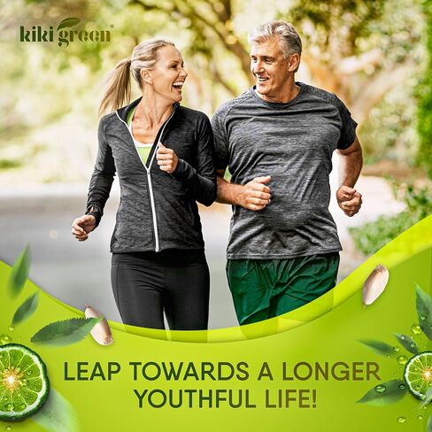 كيكي سائل الحمضيات الأخضر ومستخلص البرغموت والثوم - مكمل البرغموت الحمضي لصحة القلب ودعم الجهاز المناعي والشيخوخة الصحية، غير معدل وراثيًا، مكمل خالٍ من الغلوتين 2 أونصة سائلة. in Kuwait